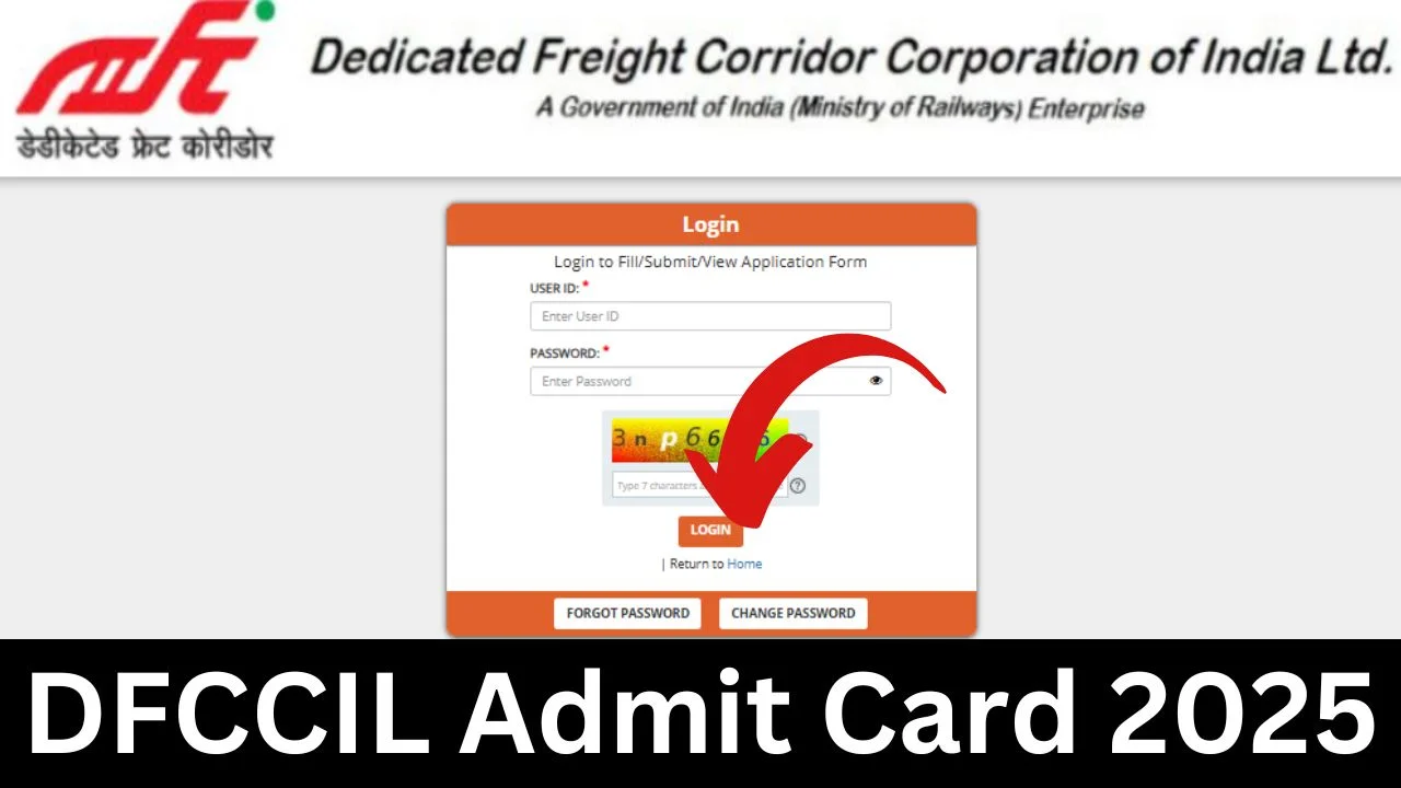 DFCCIL CBT 2 Admit Card 2025 OUT