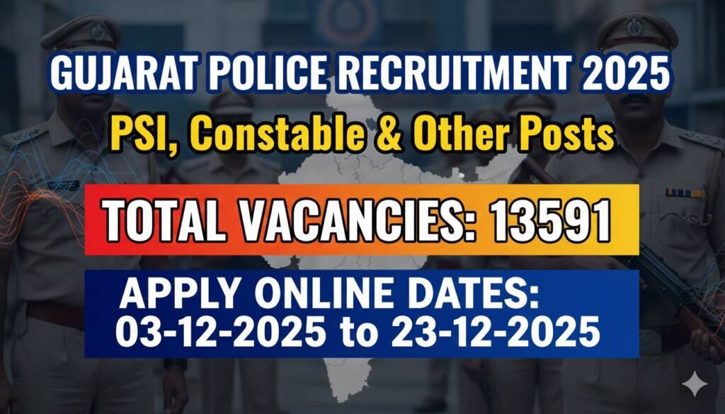 Gujarat Police Recruitment 2025